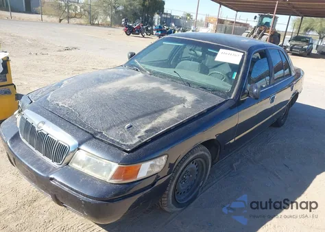 2000 Mercury Grand Marquis Gs из США, поврежденный, VIN 2MEFM74W2YX644424